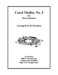 Carol Medley #3 Brass Quintet P.O.D. cover Thumbnail